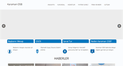 Desktop Screenshot of karamanosb.org.tr